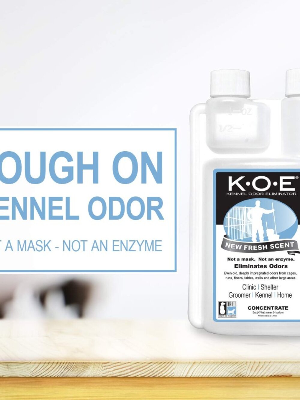 K.O.E Kennel Odor Eliminator Concentrate – For Cages, Runs & More – For Home & K - Picture 3 of 7